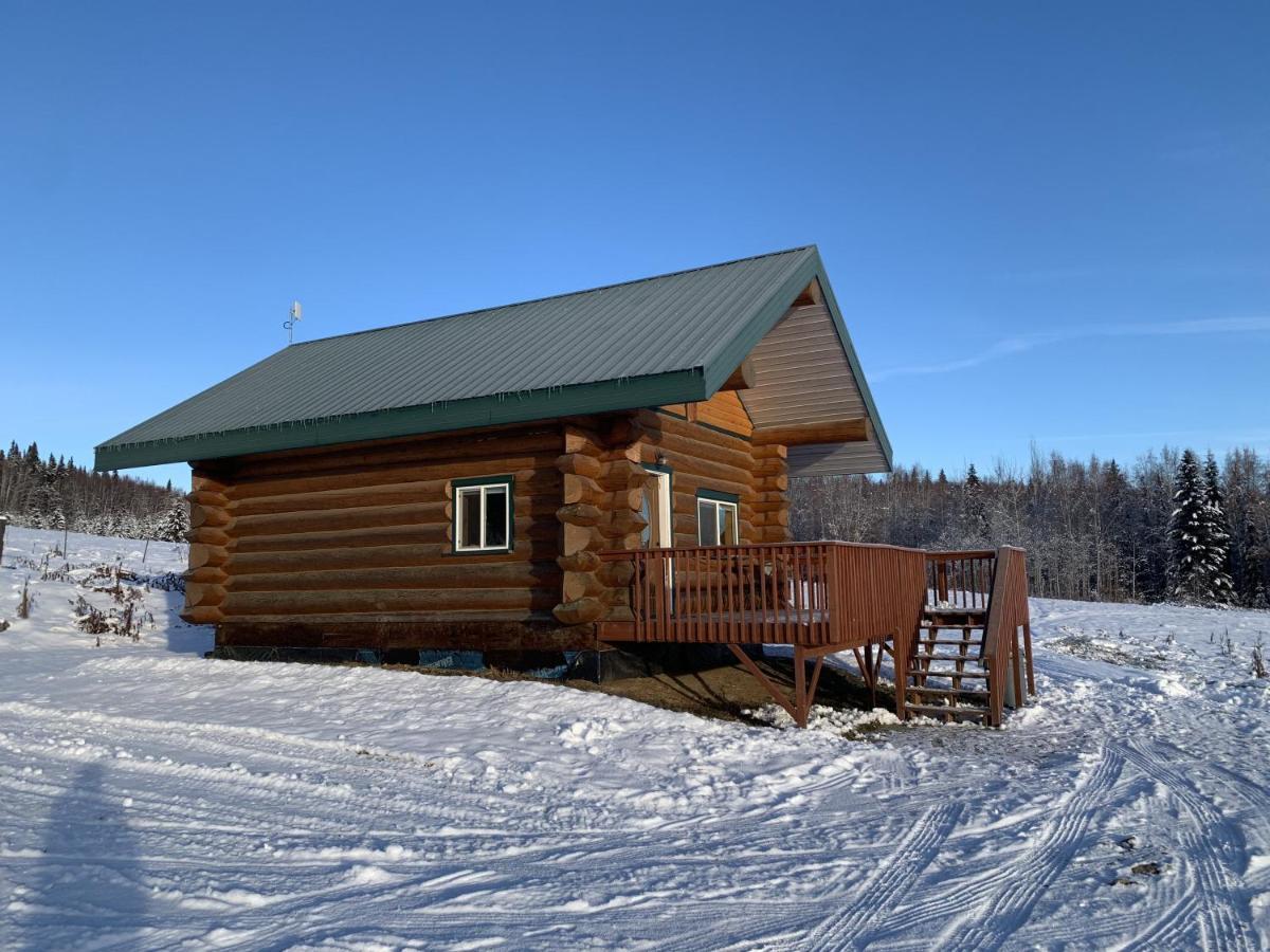 Secluded Log Cabin, 30 Min From Chena Hot Springs Pleasant Valley Zewnętrze zdjęcie